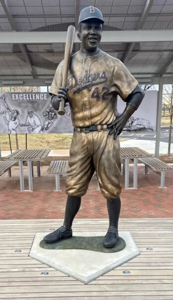Jackie Robinson Statue in Wichita