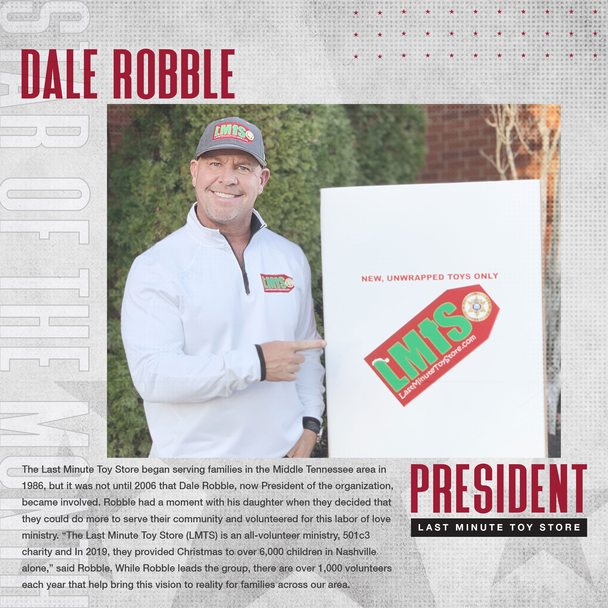 December 2020 Star Of The Month Dale Robble